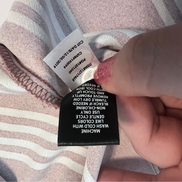 Torrid Striped Pink One Button Blazer 1X Dusty Rose Career Work Jacket - Picture 6 of 7